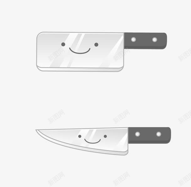 卡爱微笑刀具png免抠素材_新图网 https://ixintu.com 卡通刀具 可爱刀具免费png下载 可爱卡通刀具矢量图 微笑刀具