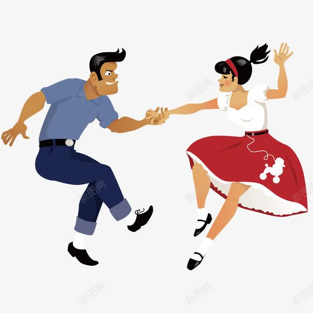 拉手跳舞的男女png免抠素材_新图网 https://ixintu.com 拉手 男女 跳舞