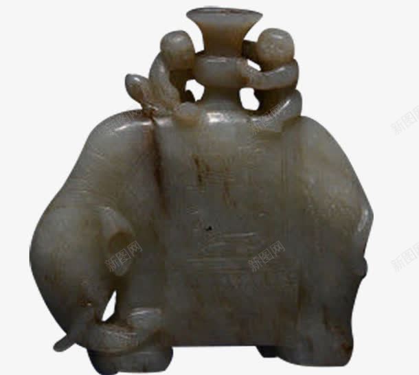 明白玉象png免抠素材_新图网 https://ixintu.com 南宁博物馆 古玉 文物 明白 玉器 玉石 玉象 玉雕 雕刻