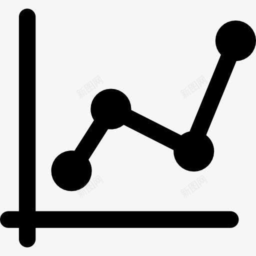 线图图标png_新图网 https://ixintu.com 商业 商务和金融 图 图形 箭头 线图
