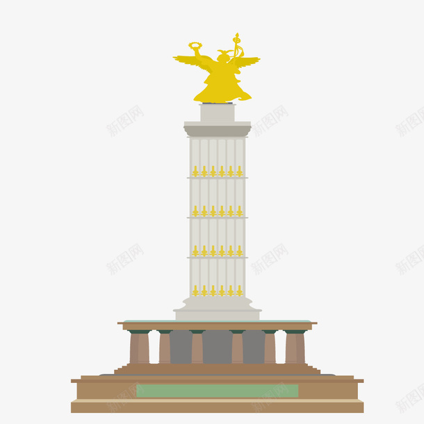 广场雕塑矢量图eps免抠素材_新图网 https://ixintu.com 图案 广场 雕塑 矢量图