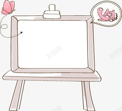 卡通简绘画板png免抠素材_新图网 https://ixintu.com 卡通 画板 简绘