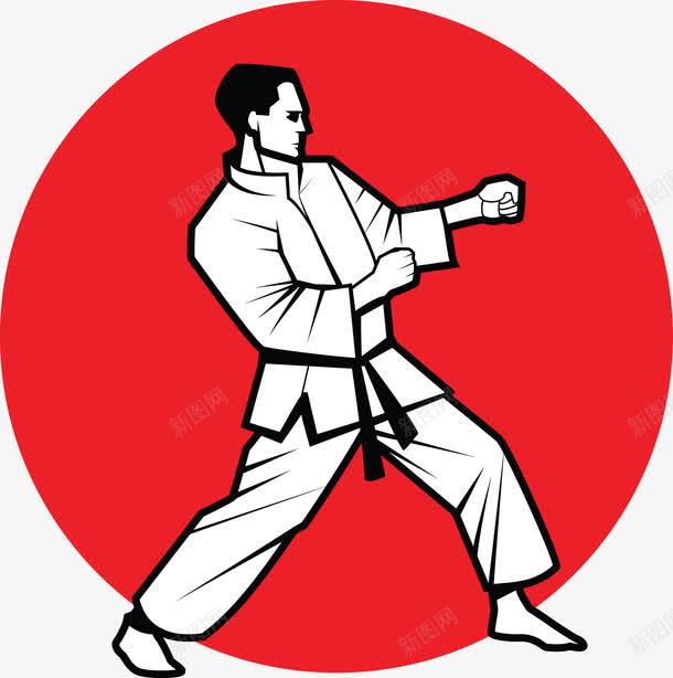 跆拳道姿势png免抠素材_新图网 https://ixintu.com 功夫 姿势 武功 武打 矢量跆拳道 跆拳道