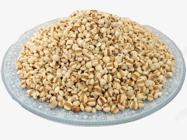 一盘薏米png免抠素材_新图网 https://ixintu.com 一盘薏米 丰收 散落的薏仁 秋收 粮油 粮食 细粮 薏仁 薏米 豆子 豆类