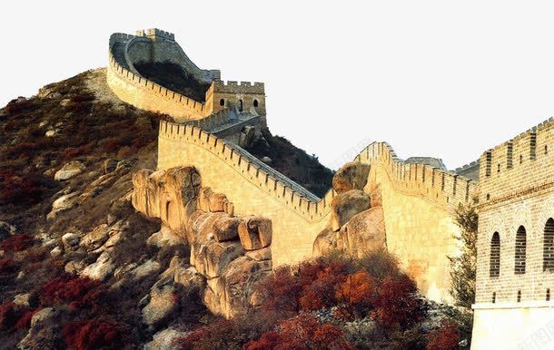 旅游景点八达岭长城png免抠素材_新图网 https://ixintu.com 八达岭长城 旅游景点 景点 著名景区
