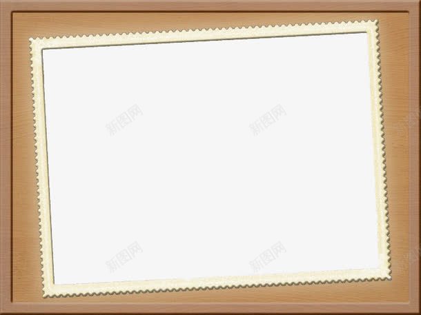 木制白色锯齿边框png免抠素材_新图网 https://ixintu.com 木制 边框 锯齿