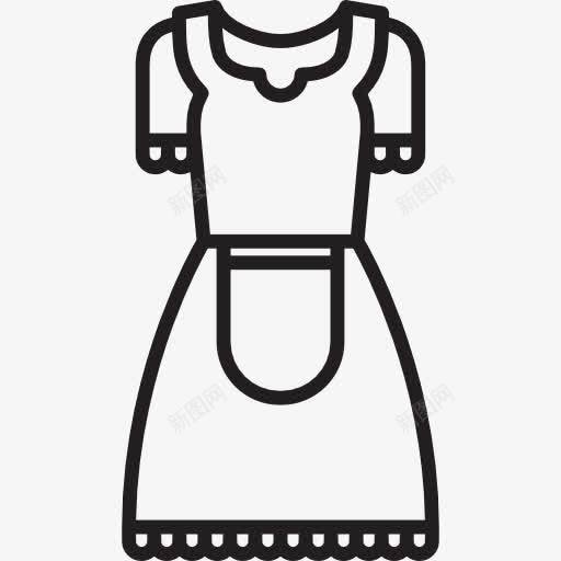 古董礼服图标png_新图网 https://ixintu.com femenine 女人 女性 旧货 时尚 服装