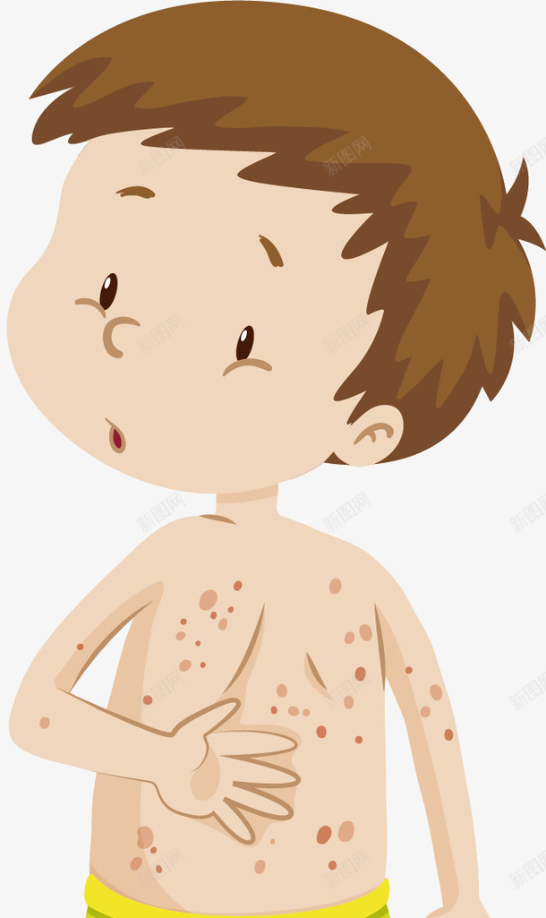 疑问的男孩矢量图ai免抠素材_新图网 https://ixintu.com 卡通 手绘 男孩 疑问 矢量图