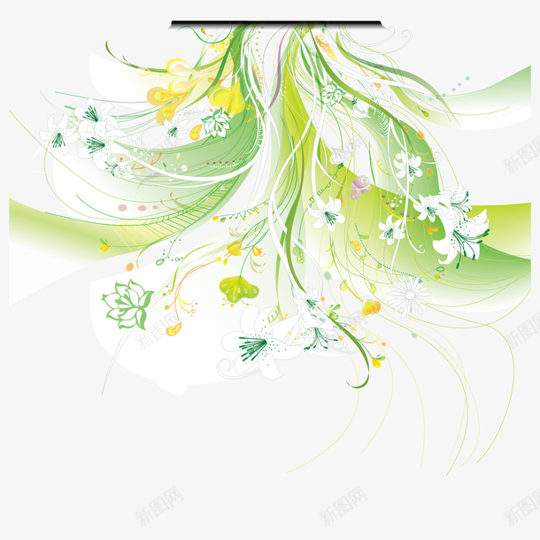 手绘百合花矢量图ai免抠素材_新图网 https://ixintu.com 矢量花卉 矢量花朵 矢量花纹 花纹素材 矢量图