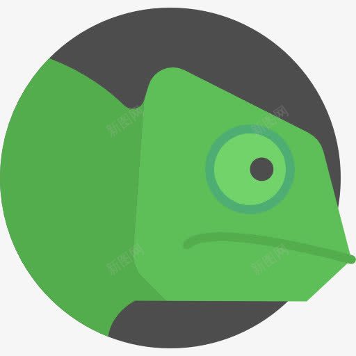 变色龙图标png_新图网 https://ixintu.com 动物 动物园 动物王国 变色龙 爬行动物 野生动物
