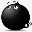 没有什么微笑emoticonblack图标png_新图网 https://ixintu.com Nothing Smile 微笑 没有什么