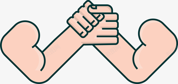 较量手臂png免抠素材_新图网 https://ixintu.com 力量手臂 手臂 粗壮手臂 肌肉手臂 肌肉群 较量