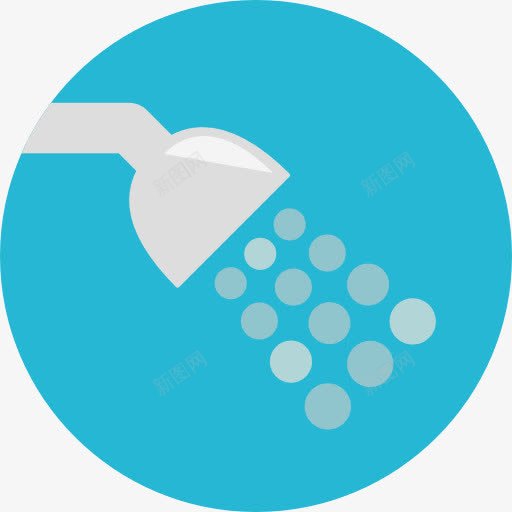 淋浴图标png_新图网 https://ixintu.com 医疗 卫生 家具和家居 放松 洗澡 浴室 淋浴头