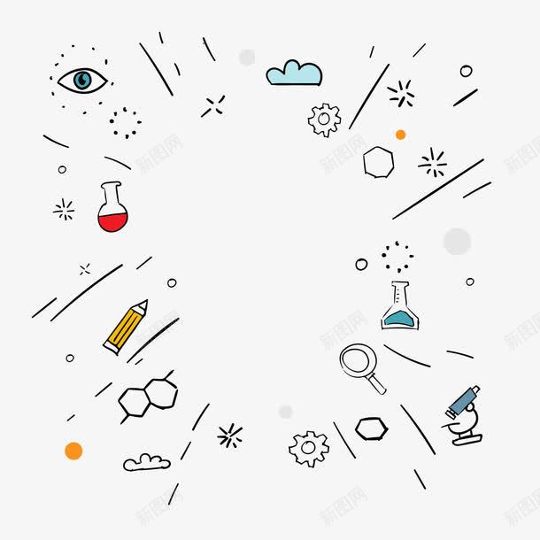 卡通脑暴创意图png免抠素材_新图网 https://ixintu.com 信息图 创意 卡通手绘 脑暴