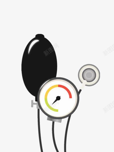 量血压png免抠素材_新图网 https://ixintu.com 医疗 手绘 红色