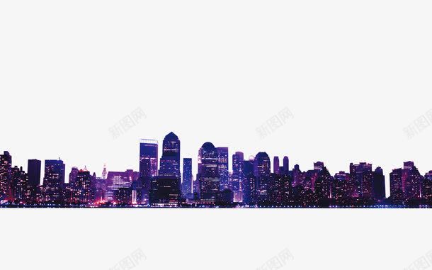 城市夜景png免抠素材_新图网 https://ixintu.com 寤虹瓚 澶滅 鍩庡競