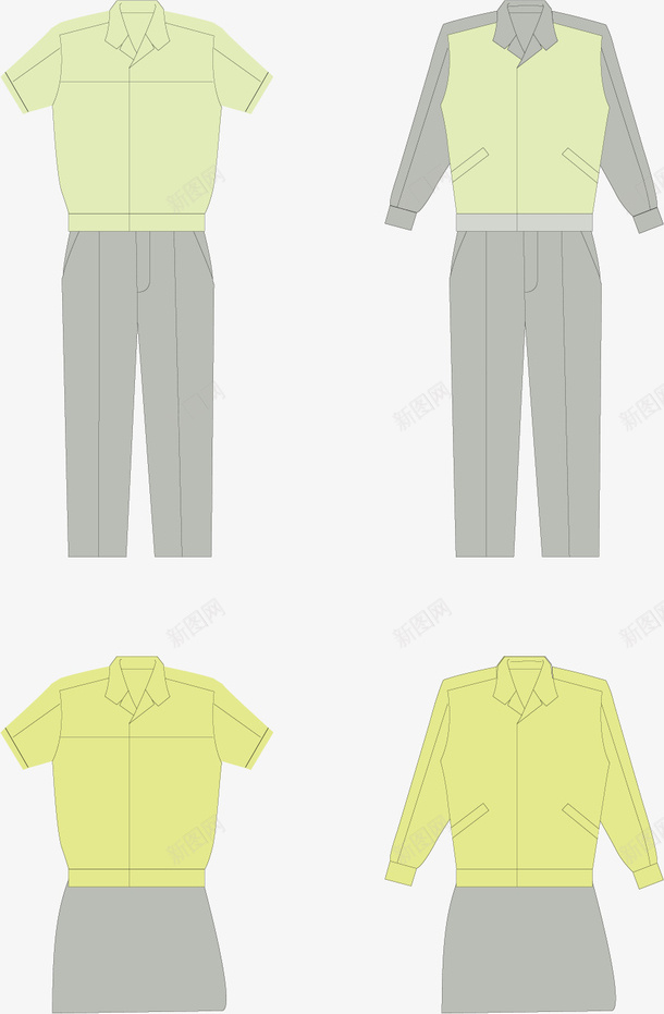 衣服海报元素矢量图ai免抠素材_新图网 https://ixintu.com 元素 海报元素 衣服海报 衣服矢量 矢量图