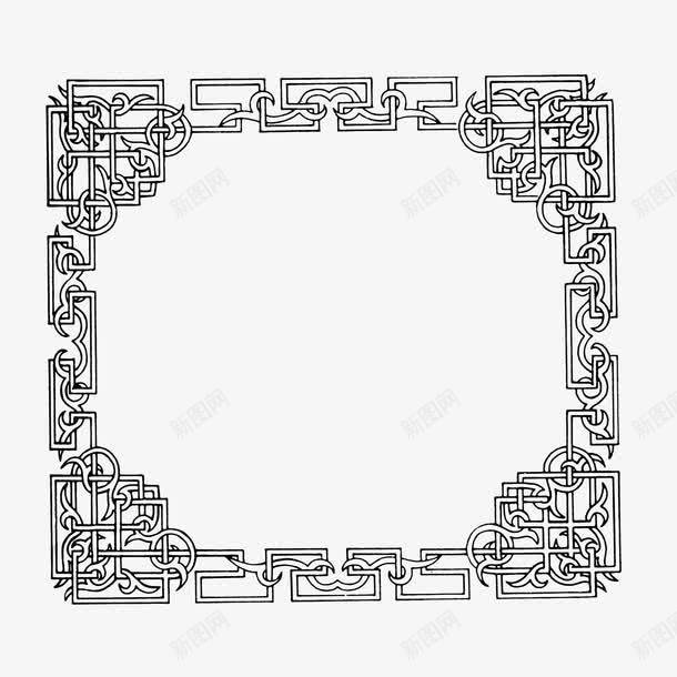 中式传统边框png免抠素材_新图网 https://ixintu.com PNG图片 中式 中式圆框 传统 边框