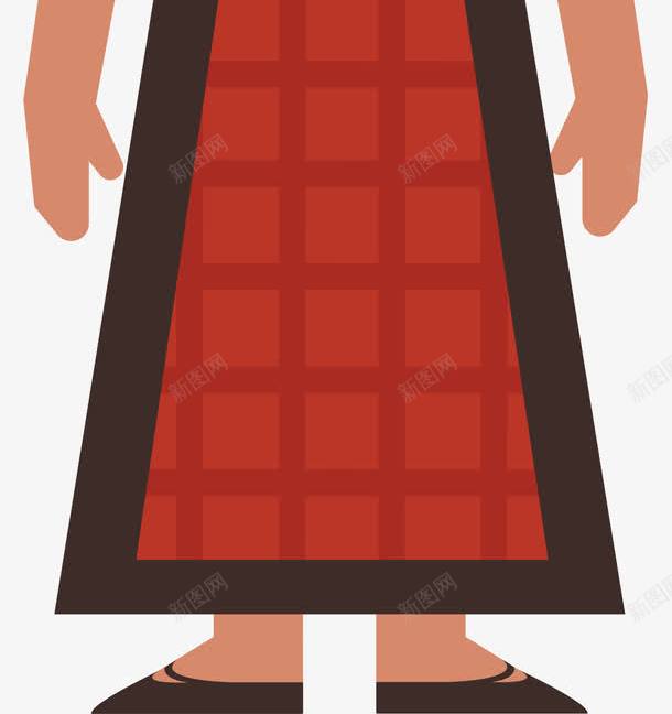 咖啡色民族女孩png免抠素材_新图网 https://ixintu.com 咖啡色 女孩 少数民族 民族 装饰图案