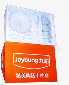 九阳陶瓷十件套包装png免抠素材_新图网 https://ixintu.com 包装 陶瓷