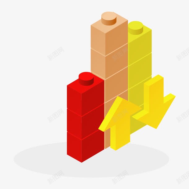 数据png免抠素材_新图网 https://ixintu.com 上升 下降 数据 素材