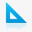 三角尺图标png_新图网 https://ixintu.com 三角尺 尺子