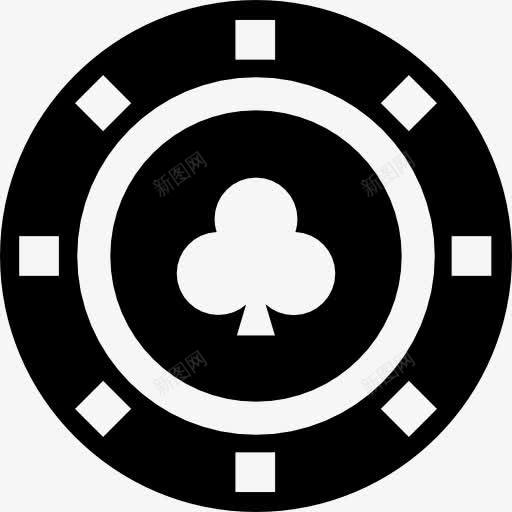 三叶草标志图标png_新图网 https://ixintu.com 硬币 赌博的赌徒 赌场 钱