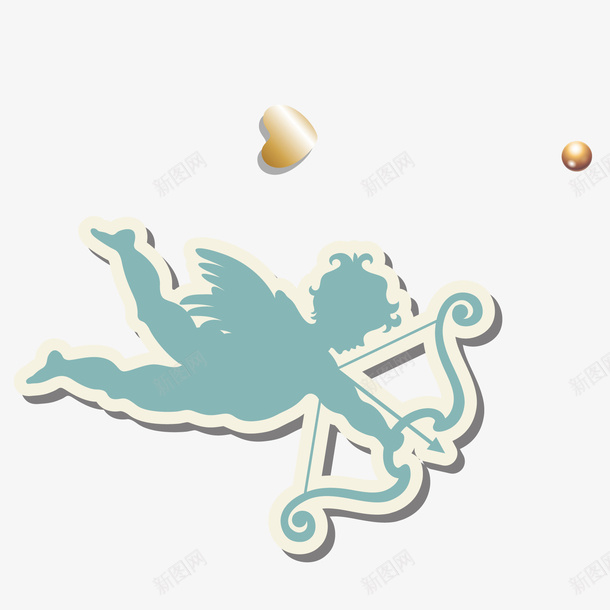 抽象丘比特之箭心形图案矢量图ai免抠素材_新图网 https://ixintu.com 丘比特之箭 心形图案 抽象 矢量图