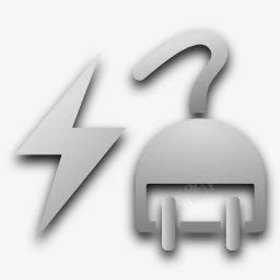 交流适配器NouveGnomeGrayicons图标png_新图网 https://ixintu.com ac adapter 交流 适配器