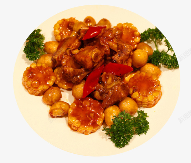 酸辣排骨炒玉米美食俯视png免抠素材_新图网 https://ixintu.com 枇杷 红椒 美食俯视 酸辣排骨炒玉米 酸辣排骨炒玉米美食俯视 餐饮
