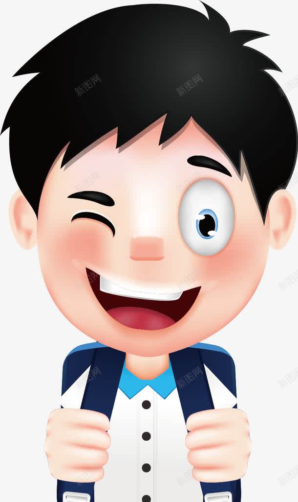 卖萌男孩png免抠素材_新图网 https://ixintu.com 卖萌 卡通 可爱 小男孩