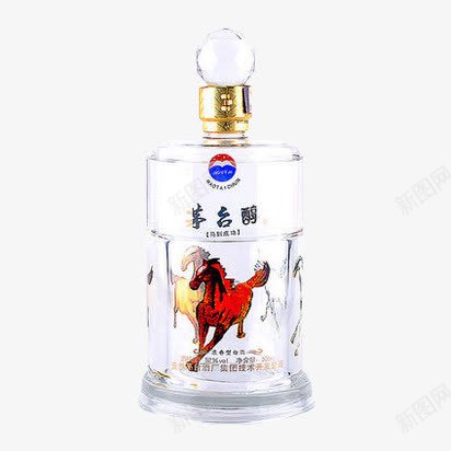 茅台醇马到成功png免抠素材_新图网 https://ixintu.com 产品实物 浓香白酒 茅台醇 贵州高度白酒 马到成功
