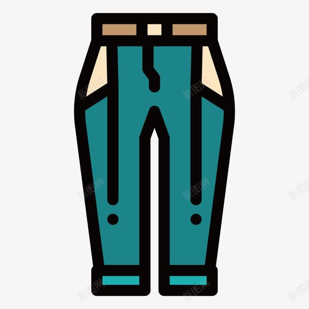 扁平化裤子图标png_新图网 https://ixintu.com UI图标 扁平化UI 手机图标 游戏UI 界面UI 网页UI 裤子