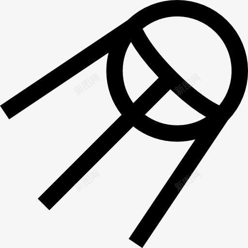 Sputnik图标png_新图网 https://ixintu.com 人造地球卫星 卫星 技术 航天 连接 通信