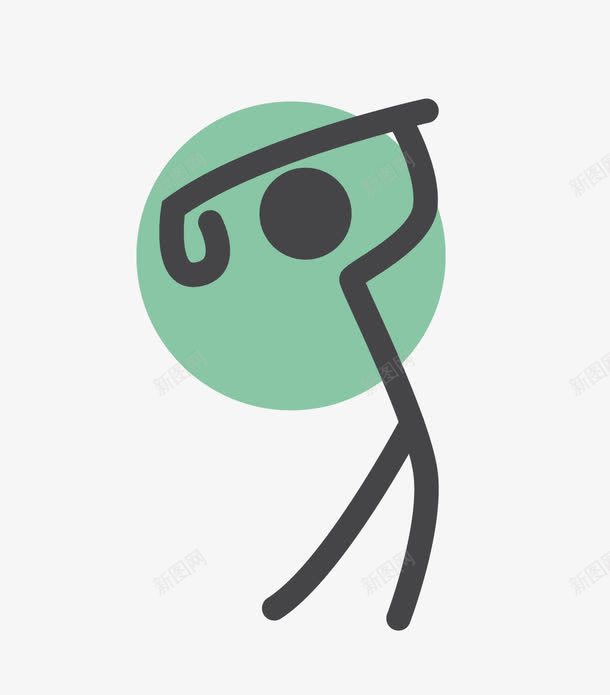 高尔夫png免抠素材_新图网 https://ixintu.com 简易画 运动 高尔夫
