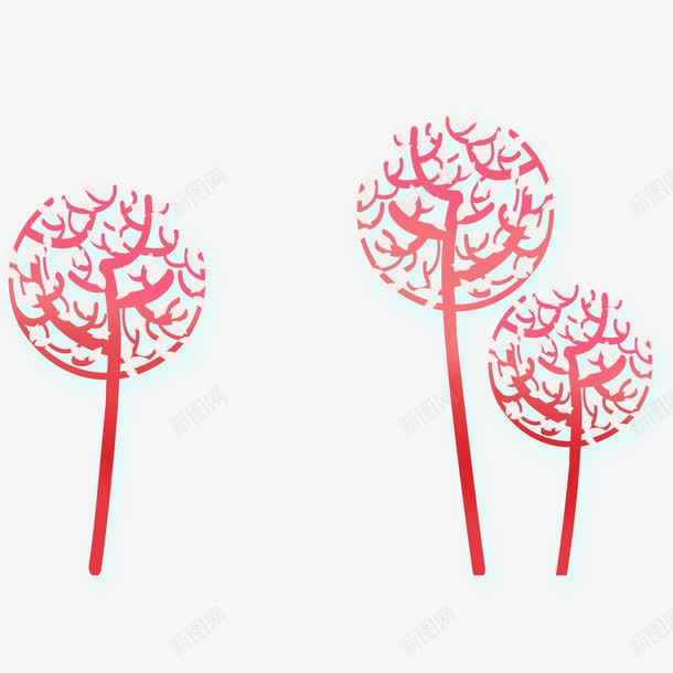 简单手绘小花png免抠素材_新图网 https://ixintu.com 小花 手绘 简单 粉色