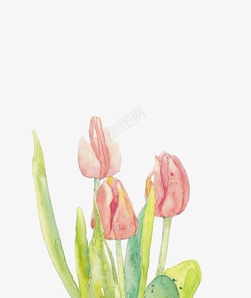 水墨花骨朵红色花苞png免抠素材_新图网 https://ixintu.com 水墨 红色 花苞 花骨朵