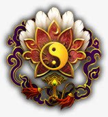 太极花朵png免抠素材_新图网 https://ixintu.com 太极 花朵