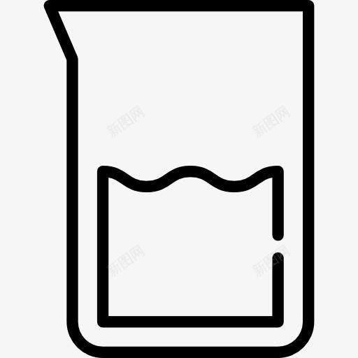 烧杯中液体图标png_新图网 https://ixintu.com 化学 实验室 工具 瓶 科学