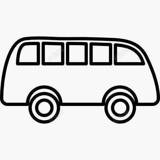 总线轮廓指向右图标png_新图网 https://ixintu.com 公共汽车 指着右边 概述 苗条的图标 轮廓 运输