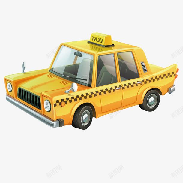 卡通外国taxipng免抠素材_新图网 https://ixintu.com taxi 卡通 外国 汽车 金色流沙