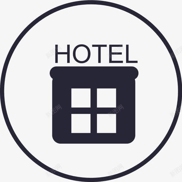 机票酒店图标png_新图网 https://ixintu.com 机票酒店