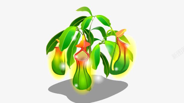 果树png免抠素材_新图网 https://ixintu.com 卡通 手绘 果树 植物 绿色植物