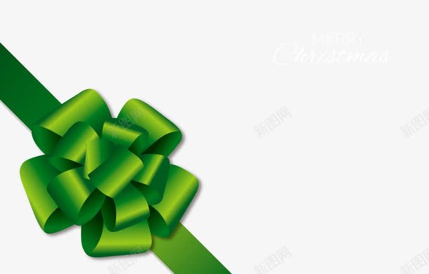 绿色拉花png免抠素材_新图网 https://ixintu.com PNG图片 矢量图素材 礼物拉花 高清图