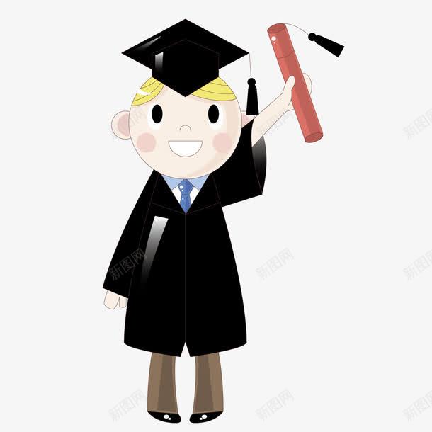 黑色卡通博士服装png免抠素材_新图网 https://ixintu.com 博士 卡通 卡通博士 服装 黑色