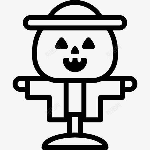 Scarecrow图标png_新图网 https://ixintu.com 万圣节 农业 农业和园艺 农村 字符 稻草人
