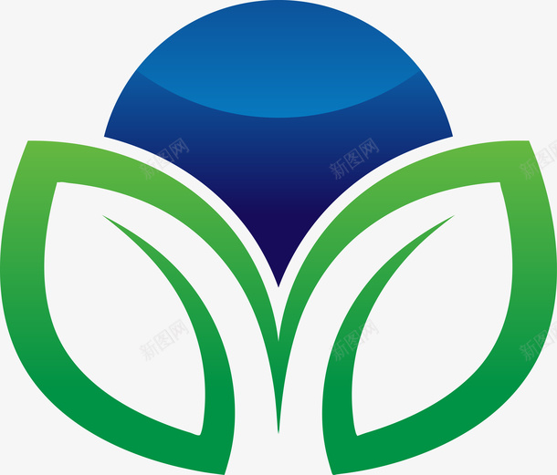 绿色树木图标矢量图ai_新图网 https://ixintu.com 卡通 卡通树 手绘树 树 树叶 树木 植物 植物花朵矢量 灌木 环保标准 自然 矢量图