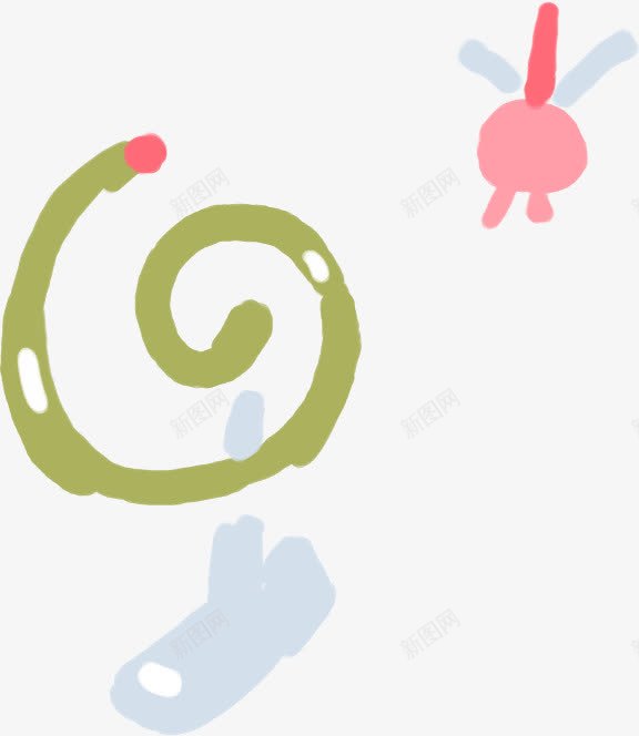 卡通夏日手绘小图标png_新图网 https://ixintu.com 卡通 图标 夏日
