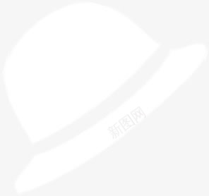 白色卡通夏日凉帽png免抠素材_新图网 https://ixintu.com 卡通 夏日 白色