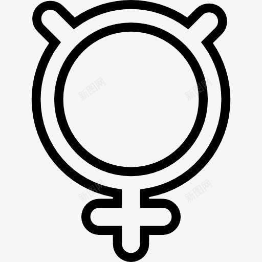 水星图标png_新图网 https://ixintu.com 占星术 天文学 标志 汞 符号